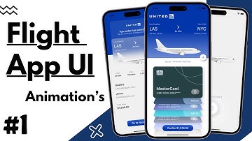 Flight App UI Animation