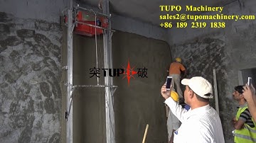 TUPO 8 plastering machine2017