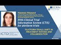 Ictd 2021  ema clinical trial information system ctis for platform trials  nomie manent