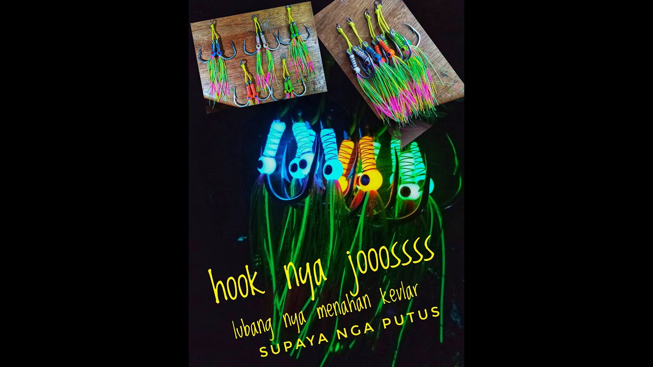 CARA MEMBUAT ASSIST HOOK (SULTAN)GID/FOSFOR,MENGUNAKAN RESIN (UV)