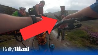 Mountain bikers bump into King Charles in an unbelievable encounter on Balmoral estate