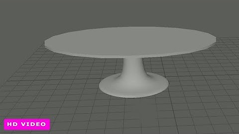 maya modeling making table