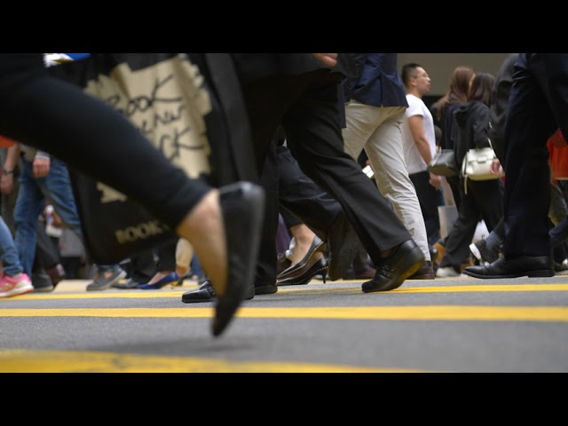 people walking on street | people | stock footage | free footage | copyright free | #video class=