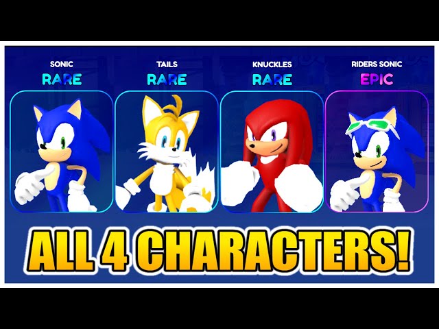 How to get ALL 16 CHARACTER SKINS FAST in SONIC SPEED SIMULATOR! [ROBLOX] 