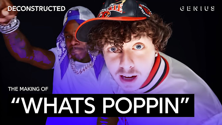 Whats Poppin Studio version - Studio performance video thumbnail
