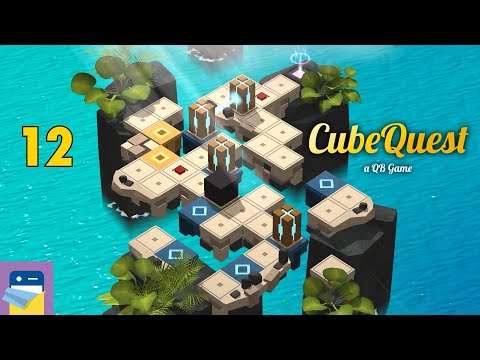 CubeQuest - a QB Game: Level 12 Solution + Secret & iOS Gameplay