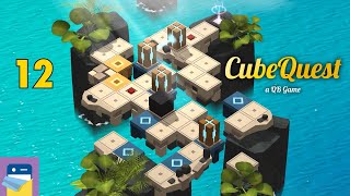 CubeQuest - a QB Game: Level 12 Solution + Secret & iOS Gameplay Walkthrough (by Stephan Goebel)