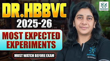 Dr Homi Bhabha Balvaidnyanik Competition 2025-26 | Most Expected Experiments [Must Watch]