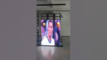 Snap-on and secure—zero gap with magnetic modules! #yuchip #leddisplay #ledscreen #leddisplayscreen