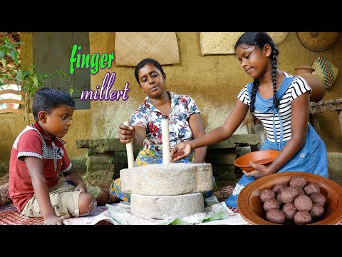 For a good nutritious breakfast,lake fish with finger millet thalapa .Village kitchen recipe