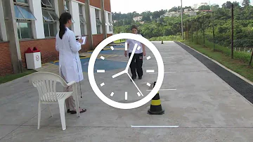Qual é o objetivo do teste de caminhada de 6 minutos para idosos?