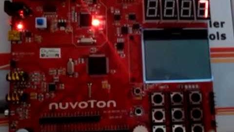 Latihan Menampilkan 7 Segment - Nuvoton