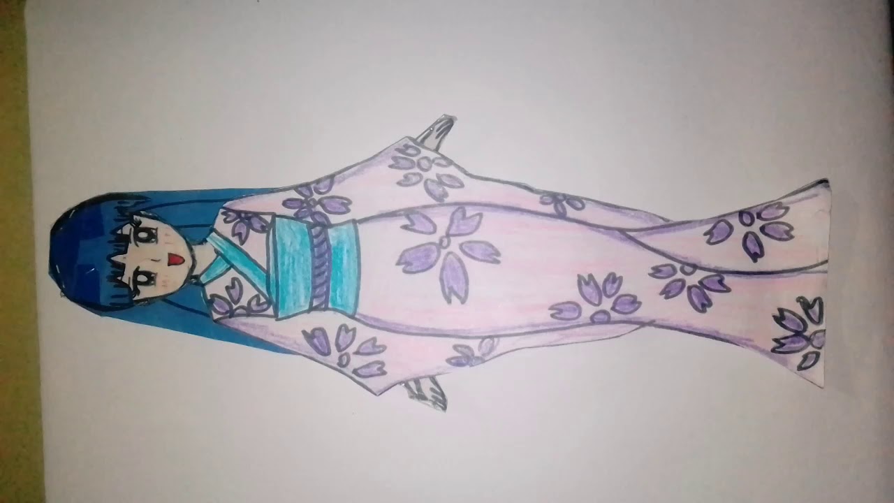 Anime japanese paper doll