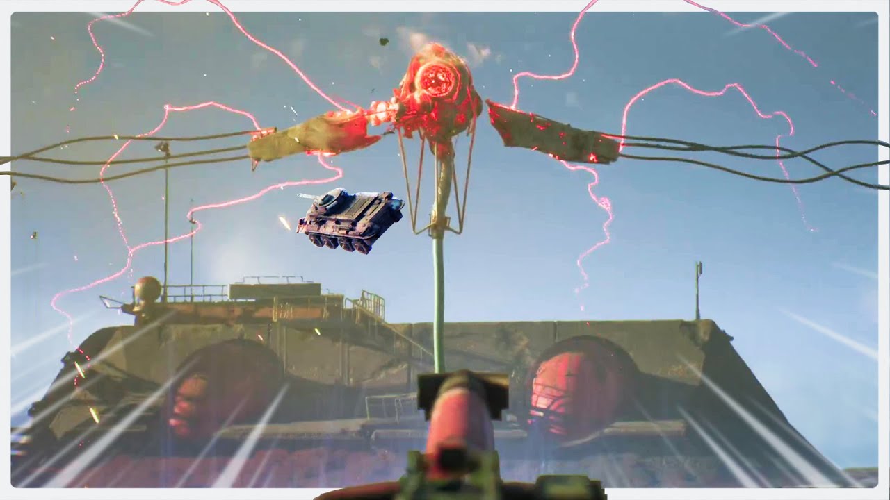 Сражение с боссом-монолитом «Разрывающая гравитацию» в Tankhead