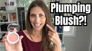 Buxom Plump Shot Blush Review Before & After