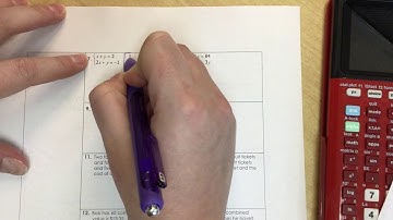 Solving Systems Word Problems Using Matrices