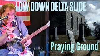 Deep Down Intense Slide Called Praying Ground Played On A 3 String Hubcap Guitar