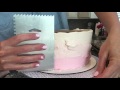 How To Create An Ombre Affect On Buttercream Cake