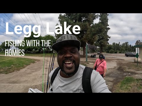 ELD FISHING LEGG LAKE (Whittier Narrows) with Hot Lipps & BBD (The Black Bill Dance)