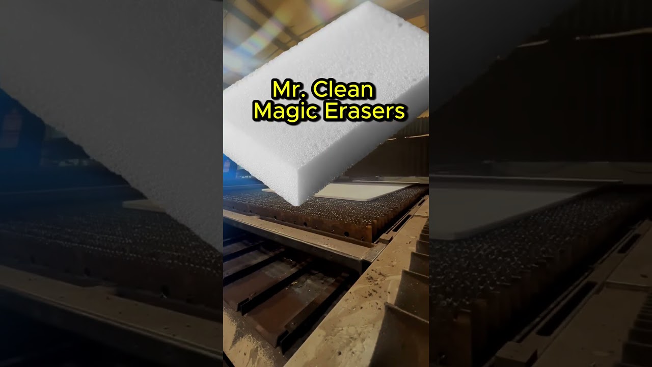 Watch This 4000 Watt Laser Slice Foam!