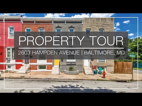 2603 Hampden Avenue, Baltimore, MD home video tour