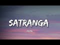 ANIMAL- Satranga (Lyrics) | Arijit | Ranbir Kapoor | Rashmika Mp3 Song