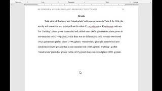Agriscience Fair: Results