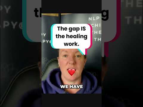 The Gap Between Who You Are & Who You Want to Be Is the Healing #shorts