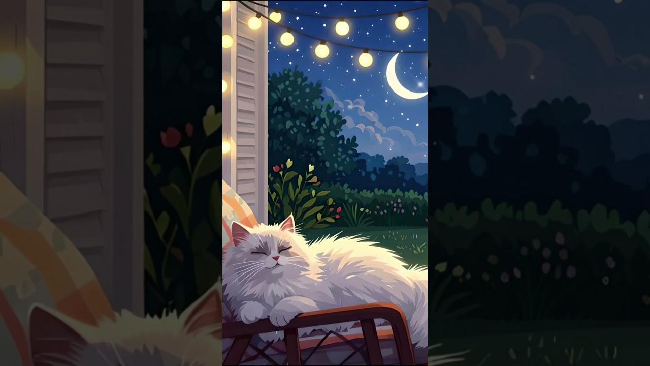 Watch Dreamy Nights with Crickets | Fluffy Cat Relaxation Vibes 🐱🌟 #asmr #sleepypets on YouTube Watch Dreamy Nights with Crickets | Fluffy Cat Relaxation Vibes 🐱🌟 #asmr #sleepypets on YouTube