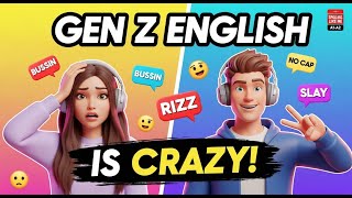 Gen Z English is CRAZY! 🤯 15 Slang Words You NEED to Know (Not Taught in School!)