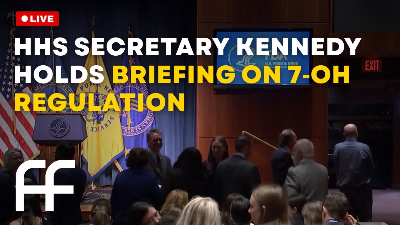 LIVE: Kennedy Announces Crackdown on Potent 7‑OH Opioid Compounds | Factual Flow