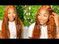 🔥Perfect PUMPKIN🎃  SPICE Curly Lace Front Wig for FALL  ft. Worldnewhair | PETITE-SUE DIVINITII