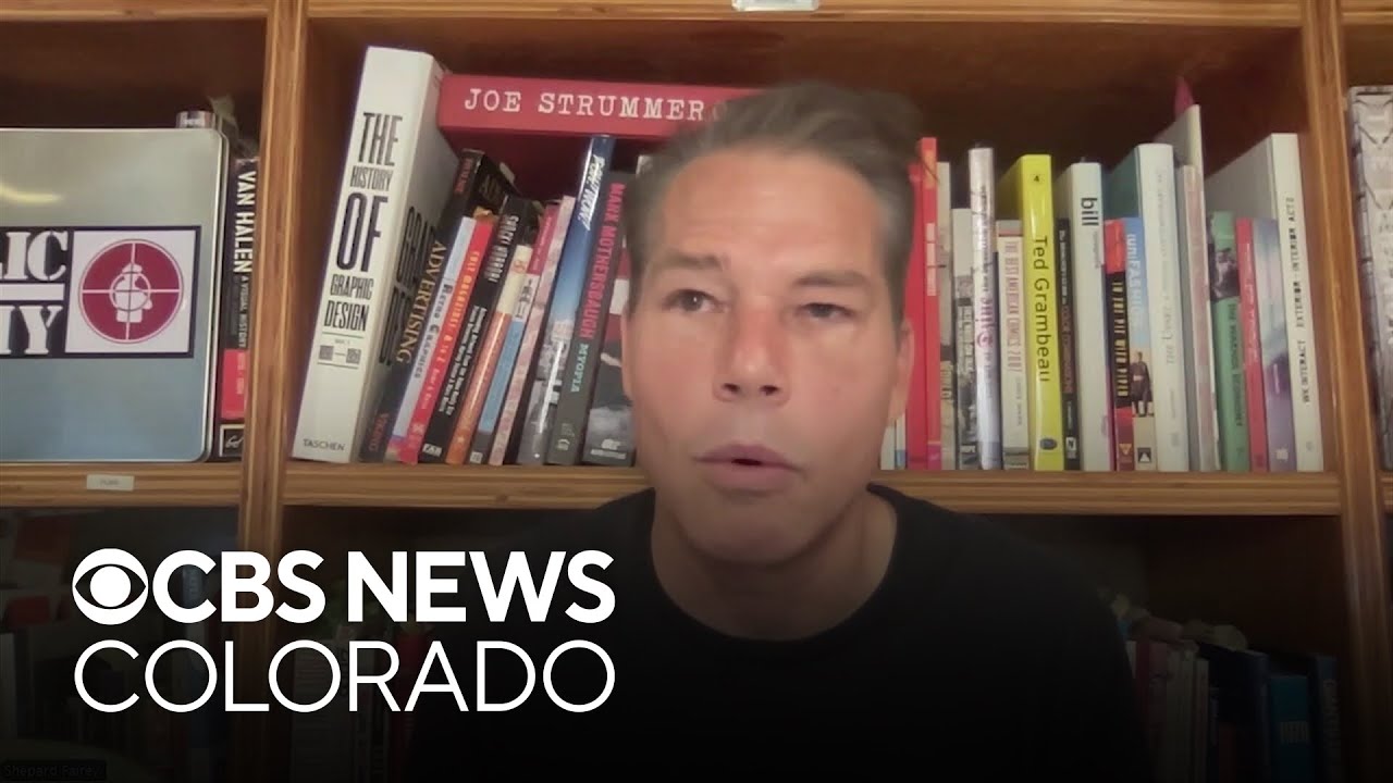 Artist Shepard Fairey leaves his mark with new mural in Aspen