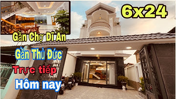 Bán Nhà Dĩ An Bình Dương 6x24 | Nhà Gần Chợ Dĩ An | Gần Quốc Lộ 1k Gần Thủ Đức |Trung Tâm Hành Chính