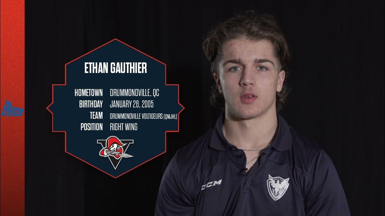 Ethan Gauthier Tampa Bay Lightning 37th Overall YouTube