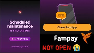 Fampay not open|Scheduled Maintenance is in Progress Problem Solve Full Details #FampayMaintenance