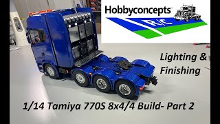 1/14 Tamiya 770S 8x4/4 Build - Part 2