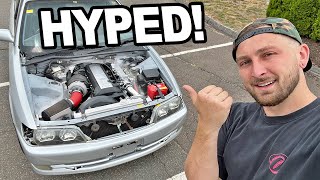 FOUR DOOR SUPRA FIRST TEST DRIVE!! (Sounds INSANE!)