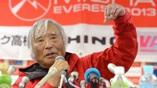 三浦雄一郎 80歳エベレストへの挑戦 「生きて帰ってこれた」帰国会見