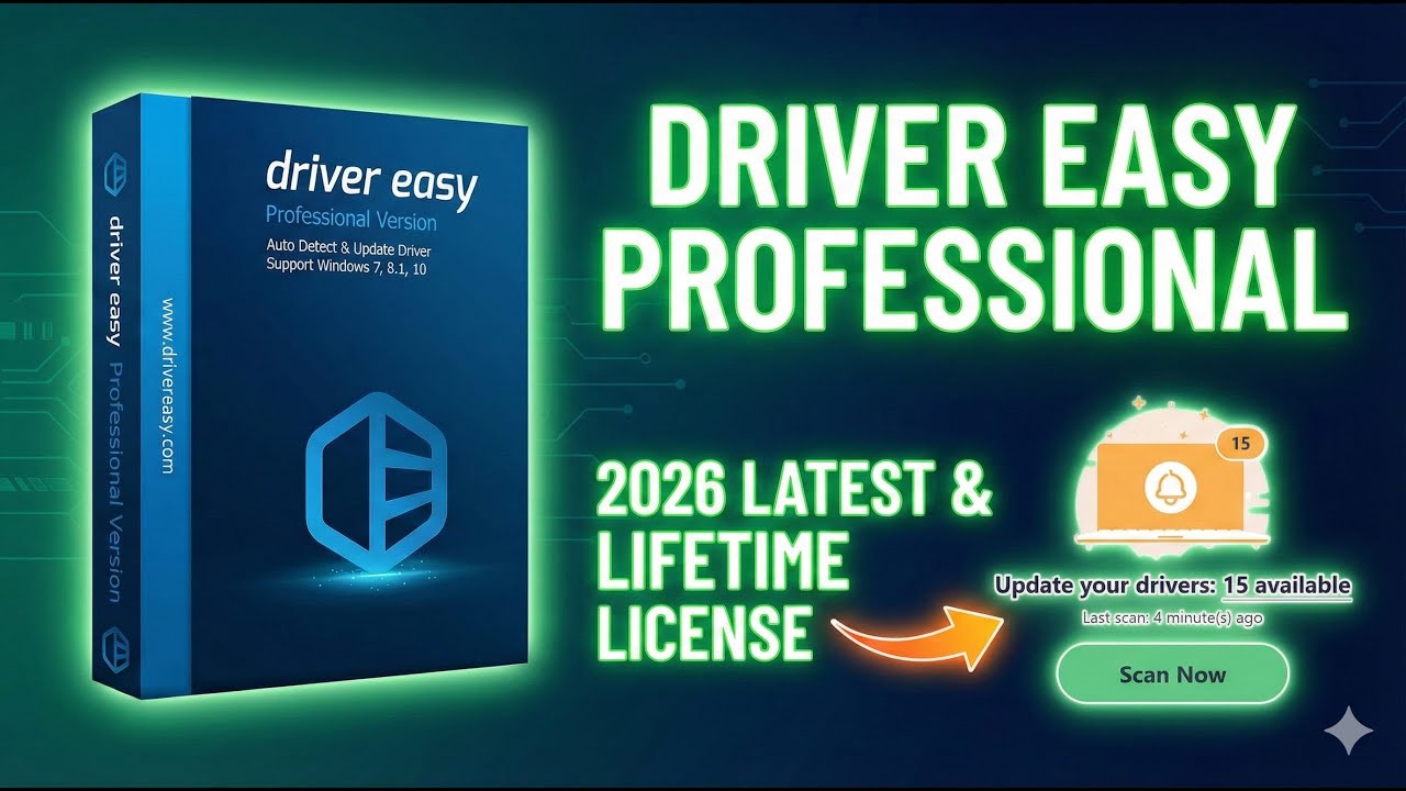 Driver Easy Pro Full Version 2026 | Easy Tutorial | Best Way to Update Drivers