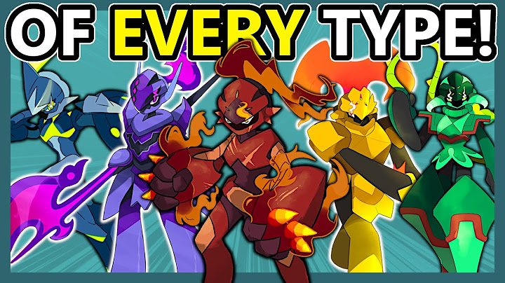 A Ceruledge/Armarouge of EVERY TYPE!