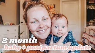 2 MONTH BABY + POSTPARTUM UPDATE | Zoey McKenzie