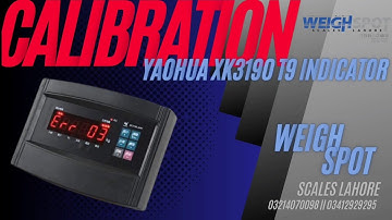 Xk3190 YH-T9 Weighing Indicator Calibration || WeighSpot Scales Lahore || 4K