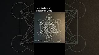 How to draw a Metatron’s Cube