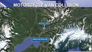 Motorcyclist killed in collision with van on Parks Highway, troopers report