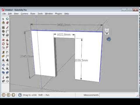 Sketchup изгиб по контуру