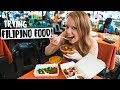 Americans Try FILIPINO FOOD! Kare Kare, Lechon, Kaldereta and Binagoongan! 🍴