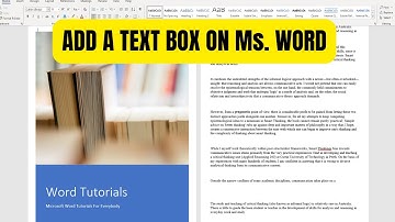 How to Add Text Box in Word - Easy Text Placement Guide!