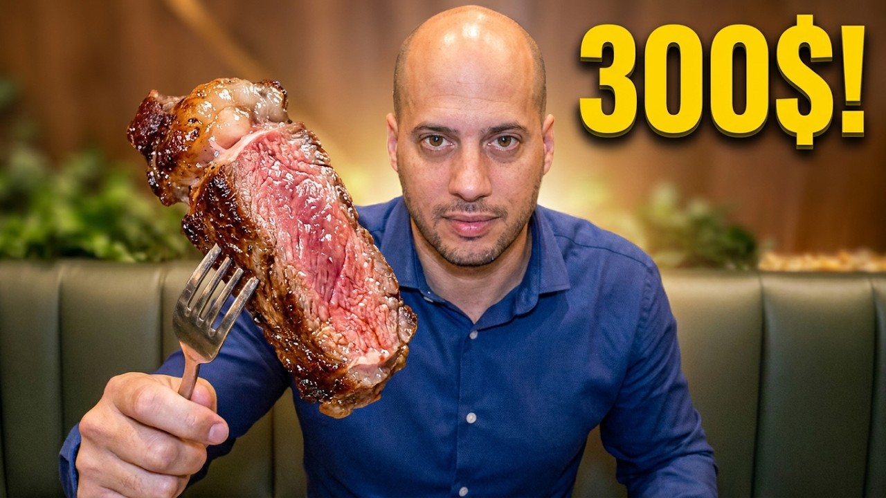 סטייק הטומהאוק הכשר הכי יקר שאכלתי - 300$!