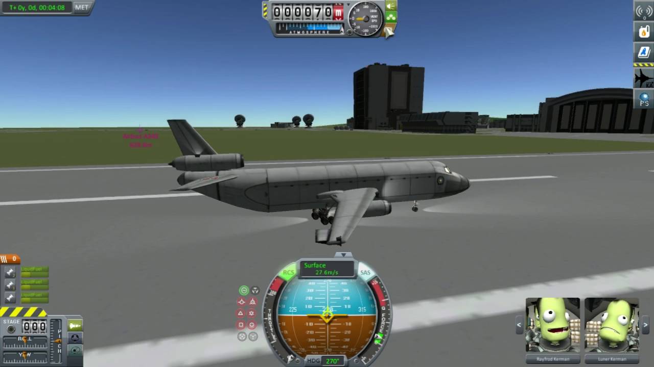 KSP : Landing With No Autopilot